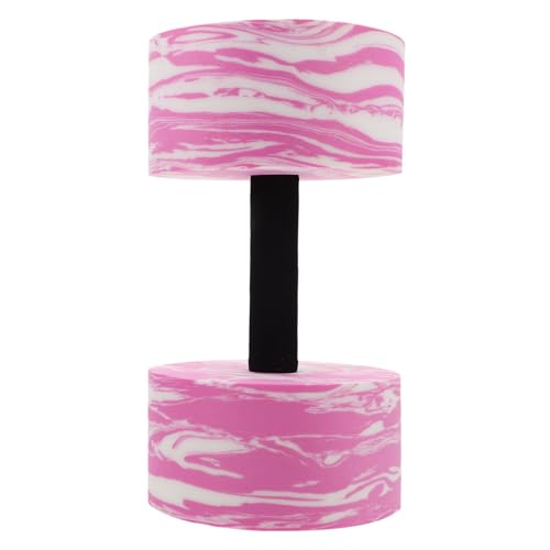 Yardwe Water Floating Dumbbells Lightweight Eva Water Aerobics Weights for Pool Exercise for Fitness Routines Muscle Building and Sensory Training Grooved Grip Design for All Ages