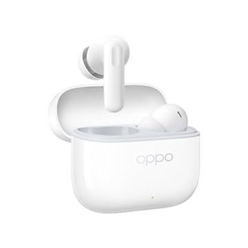 OPPO Enco Buds3 Pro Auricolari True Wireless, 54h di Autonomia, Driver Dinamico da 12.4mm, BT 5.4, Controlli Touch, Cancellazione rumore passiva, Android e iOS, IP55, [Versione Italiana], White