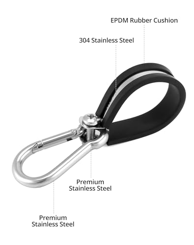 Qwork DG30949 4 Pack 304 Stainless Steel Hanger Bracket Assembly thumb #2