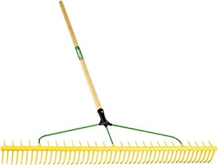 PDL 48T CARTERS LANDSCAPING RAKE LIGHTWIEGHT POLYPROPYLENE SOIL GRASS SAND LEAVES