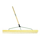 PDL – Pegdev- Carters Professional 48-Tooth Landscaping Rake: Heavy Duty Lightweight, for Ground Care in Tough Environments. Soil, Grass, Sand, Leaves.