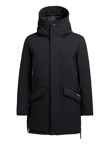khujo Herren Winterjacke Carl 2 Black schwarz - L