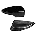 OWITAT Compatible with 2012-2018 Ford Focus RS ST MK3 Kuga Escape EcoSport C-Max S-Max Mirror Cover With With Turn Signal Light, Right Passenger Side Mirror Cap With Turn Signal, Glossy Black