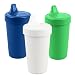 Re-Play Made in The USA 3pk No Spill Sippy Cups for Baby, Toddler, and Child Feeding - Kelly Green, White, Navy Blue (Nautical) Durable, Dependable and Toddler Tough