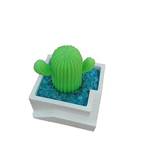 Silicone Flower Pot Mold,Concrete Mold Succulent Flower Pot Vase Mould Clay Cement Silicone Molds,Square Craft Handmade Home Graden Decor #TOP6