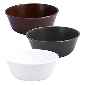 Sigma 500 Microwave Safe Multipurpose Bowls, Set of 3, Violet Color