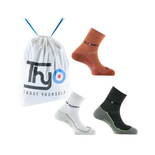 Thyo - Lot de 3 paires de socquettes assorties New Double® Club - couleur - Assorti - Pointure - 37-38