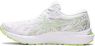 ASICS Women's Gel-Cumulus 23 Running Shoes, 12, White/Lime Green