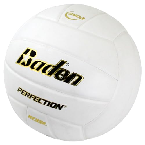 Image of Baden | Perfection | Premium Leather | Indoor Official Game Volleyball | 13U to College | Official Size + Weight | NFHS + AVCA Approved