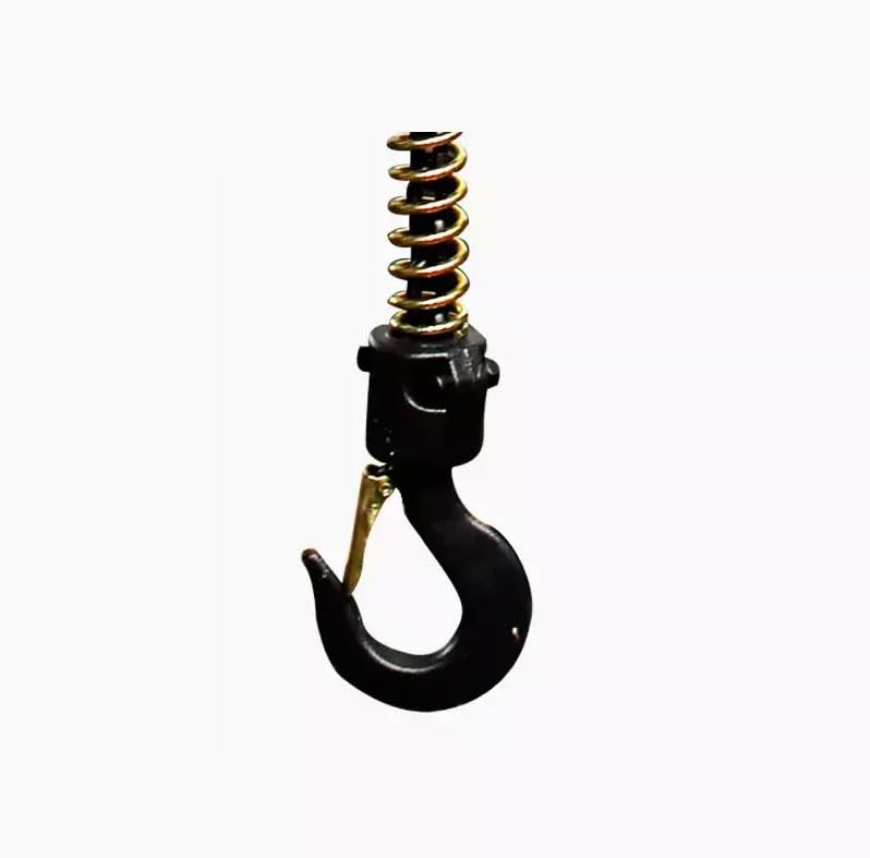Polipasto eléctrico de cadena 1 tonelada 5 m – Elevador eléctrico profesional con mando a distancia, cadena de acero y freno magnético – Estructura de aluminio, certificado CE