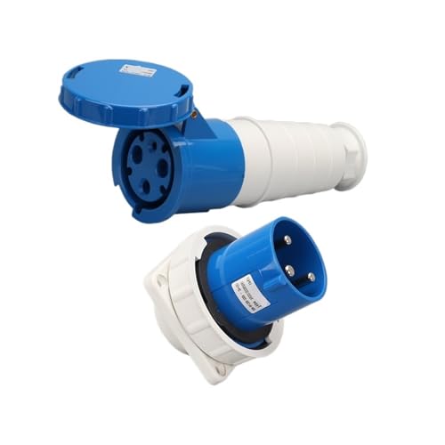Conector oculto de 63A de 3 núcleos con enchufe y toma superficie miniatura 1