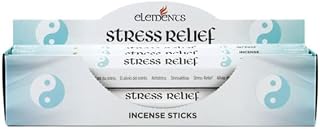 Pacific Giftware Stress Relief Fragrance Elements Incense Sticks Display/Bulk Box Set - 6 Packs of 20 Sticks - 120 Total