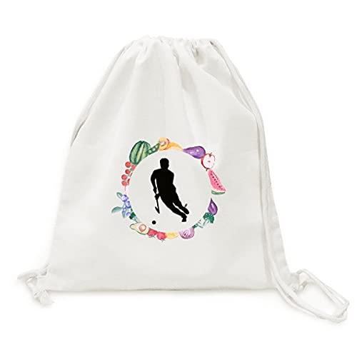 Sac de hockey pliable pour sport et éducation physique avec sangle