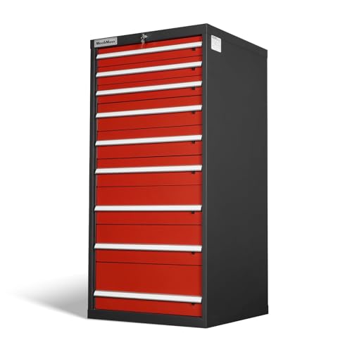 Heavy Duty 9-Drawer Steel Tool Storage Cabinet