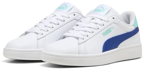 PUMA Smash 3.0 Leather de niños: zapatillas de cuero resistentes para el colegio