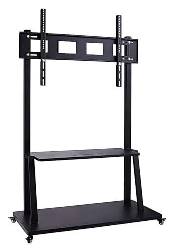 Soporte móvil para TV de piso con ruedas miniatura 2
