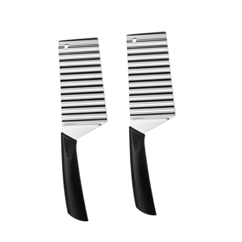 IMIKEYA Cortador con cuchilla ondulada para papas miniatura 1