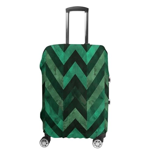 With Emerald Green Travel Luggage Cover Washable Anti-scratch Suitcase Protector Dustproof Protective Cover Case for Wheeled Luggage Fits 19-32 Inch Luggage