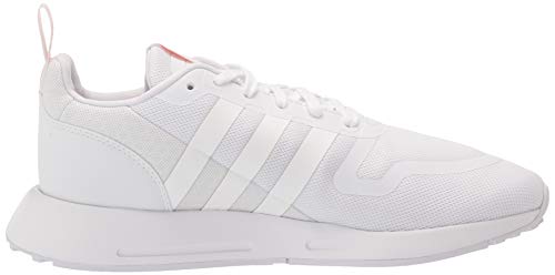 adidas Originals,Womens,Smooth Runner,White/White/White,8.5