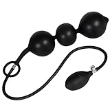 Inflatable Silicone Anal Beads Air Pump Detachable Adjustable Size Adult Sex Toy
