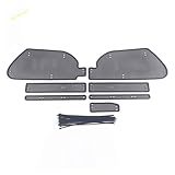 Vuzmode フロントグリル防虫ネットスクリーンボディ保護カバー、トヨタ用、ハイランダークルーガー2020-2023、外装アクセサリー 車用グリル虫よけスクリーン(For Normal Version)