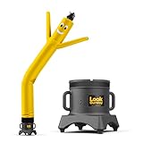 LookOurWay 10ft Air Dancers Inflatable Tube Man Complete Set with 1/2 HP Sky Dancer Blower, 10-Feet, Yellow