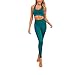 Produktbild Enfei Damen Yoga Hose Hohe Taille Bauchkontrolle Übung Laufen Dehnen Yoga Fitness Anzug Weste Set