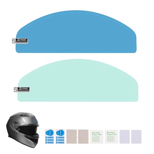 2PCS Motorcycle Helmet Visor Tint Anti Fog Film,Motorcycle Helmet with Visors Film Insert for Clear Vision,Motorcycles Accessories Motorcycles Visors Rainproof Sticker