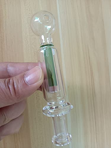 Glass oil Burner,Glass Oil Pipe (Green)