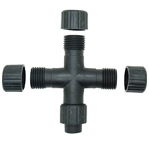 JnDee Waterproof Splitter Connector for Fairy Lights. Two Pins Works with Most Fairy Projectors, String, Net - Image 2