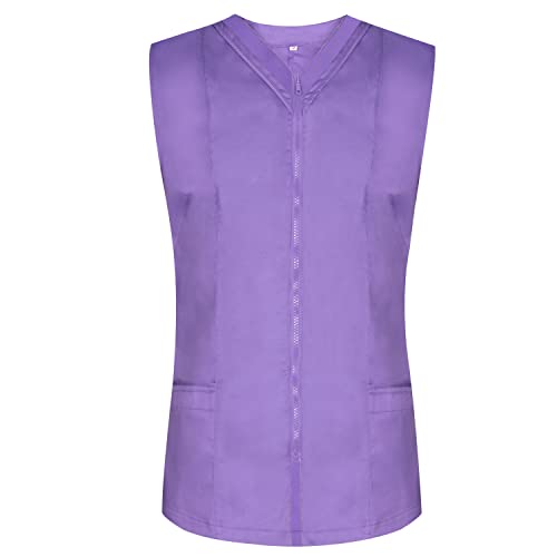 Camisa sanitaro mujer sin manga MISEMIYA uniformes medicos clinica
