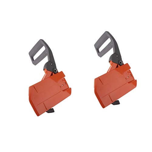 LOVIVER 2xClutch Side Cover Brake Assembly For HUSQVARNA 61 66 266 268 272 Chainsaw