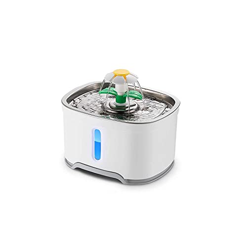 Fuente automática para mascotas de acero inoxidable