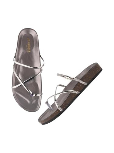 Image of Comfortable Shiny Slip on Flats Sandals Light Weight Trendy Party flats For Women & Girls