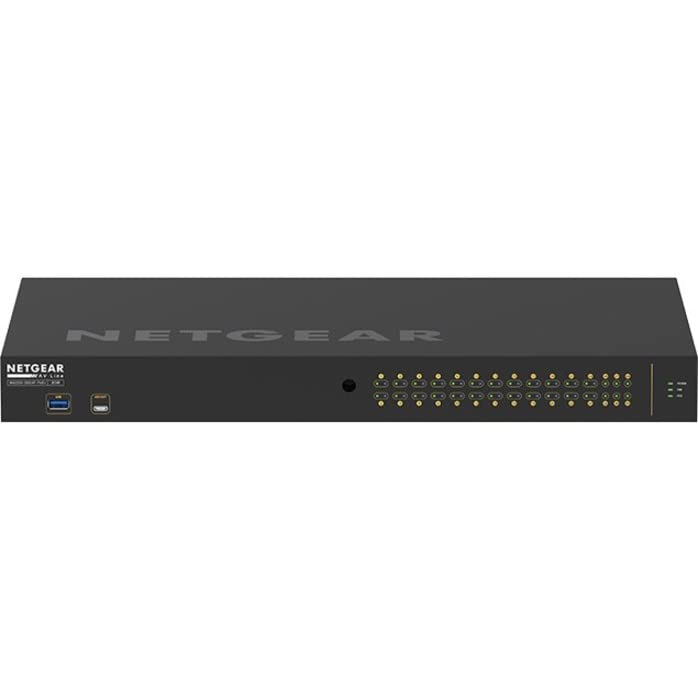 Image of NETGEAR AV Line M4250-26G4F-PoE+ 24 Port Switch GSM4230P-100NAS | L3 Managed | 24x1G PoE+ 300W and 4xSFP | Rack-Mountable | Cloud Care's 3 Year Warranty SupportPlus Included