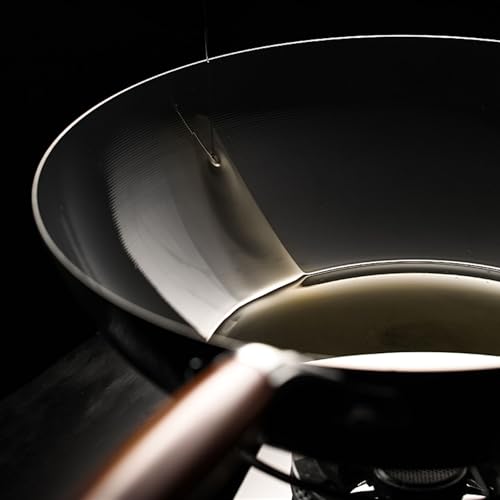 Wok de Hierro 30 cm con Fondo Plano Antiadherente miniatura 5