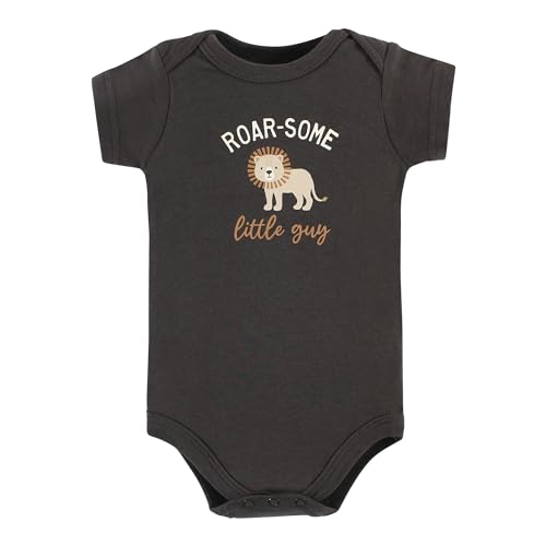 Image of Hudson Baby Unisex Baby Cotton Bodysuits 5-pack
