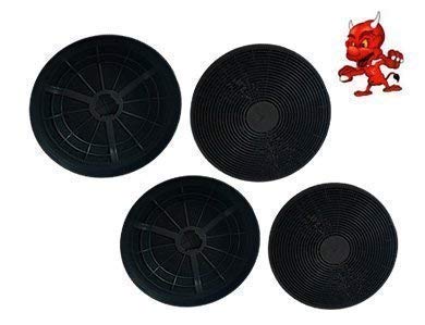 1 MEGASET 4 filtr z węglem aktywnym, filtr przeciwtłuszczowy, filtr węglowy do okapu kuchennego, okapu kuchennego PKM 6090H, 6004H, 9004H