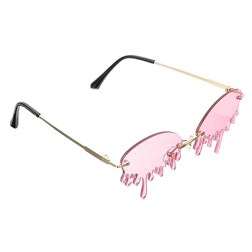 Lunettes de soleil roses pour festivals et tenues de délire