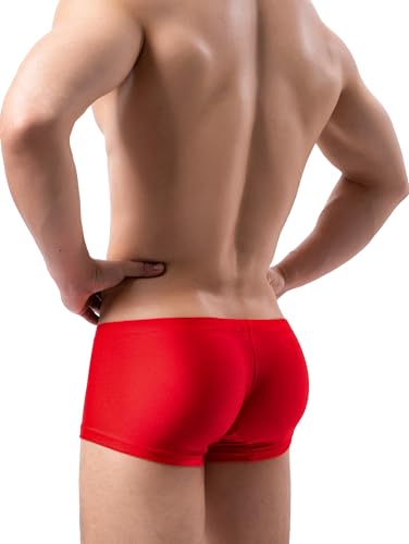 iKingsky Men's Bulge Boxer Briefs High Stretch Shorts Underwear Low Rise Trunk Under Panties for Men3