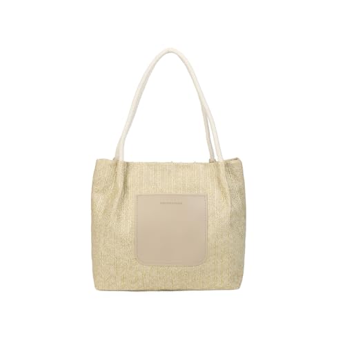 Sac de plage en paille Gladdon grand sac fourre-tout de voyage femme