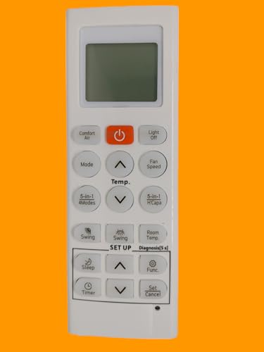 Image of Sanavya AC Remote Control - Compatible Replacement for Split & Window Air Conditioners - Replicates Genuine Remote Functions (Lg Split Air Conditioner Remote 36J)