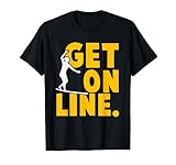 Get On Line Slackline Tricklining Highlining Slackliner Cuerda Camiseta