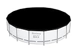 Bestway PVC-Abdeckplane Ø 555 cm, schwarz, rund