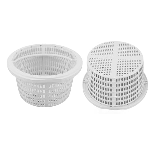 Cesta para skimmer con asa: colador de piscina para eliminar suciedad acumulada 8