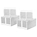 Ikea Skubb Schuhbox, Weiß, 4 Stück
