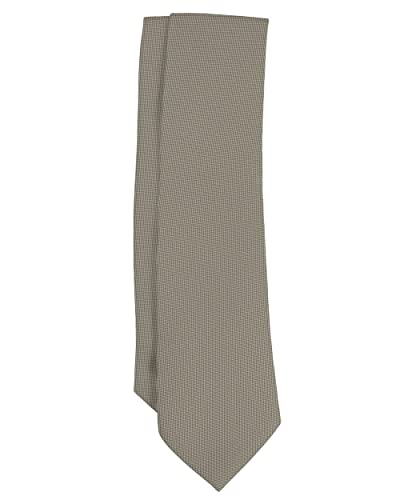 Pertegaz - corbata de algodón y lino tejida jacquard con textura, talla 8x148cm, color beis
