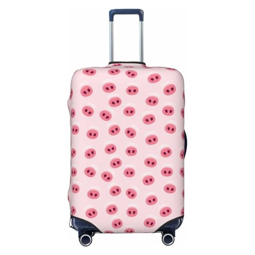 Cute Pig Nose For Travel Luggage Cover Suitcase Protector Fits 18-32 Inch Travel Luggage Protector Elastic Luggage Anti-Scratch Suitcase Cover