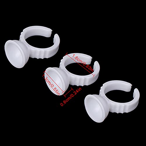 Pigment Rings -Combofix 300PCS Tattoo Ring Ink Cup Paint Ring for Tattoo Artists Perfect for Inking Ideal for Professional Use Durable Easy to Use Essential Tattooing Supplies (Small) - Image 3