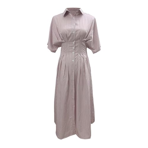 Robe longue décontractée à rayures pour vos sorties d'été